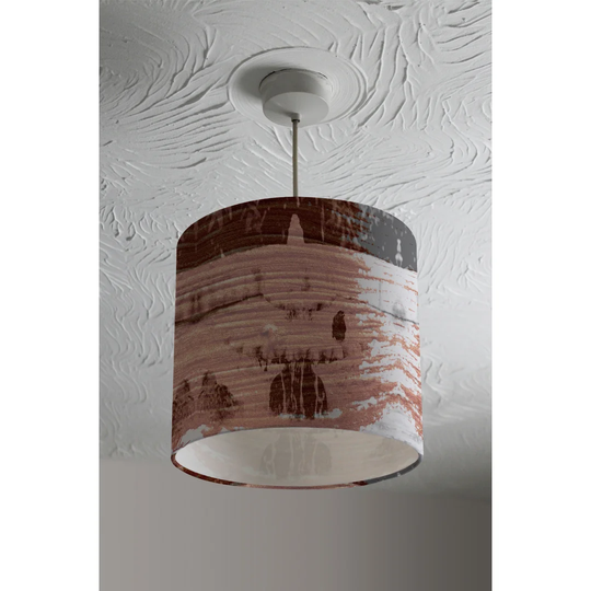 Bird Bath Cotton Drum Lamp Shade