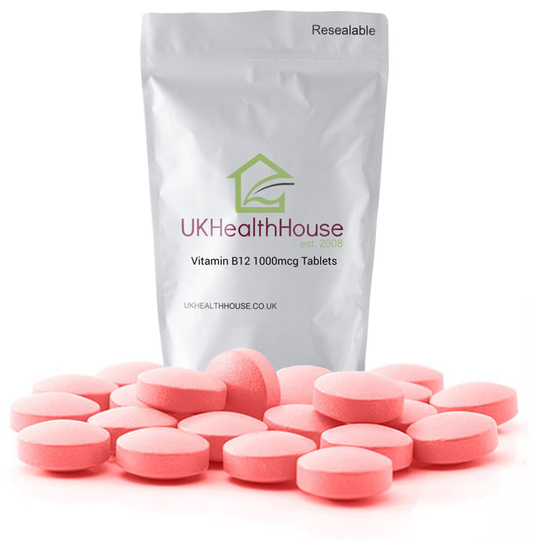 Vitamin B12 1000mcg Time Release 240 Tablets, Cyanocobalamin