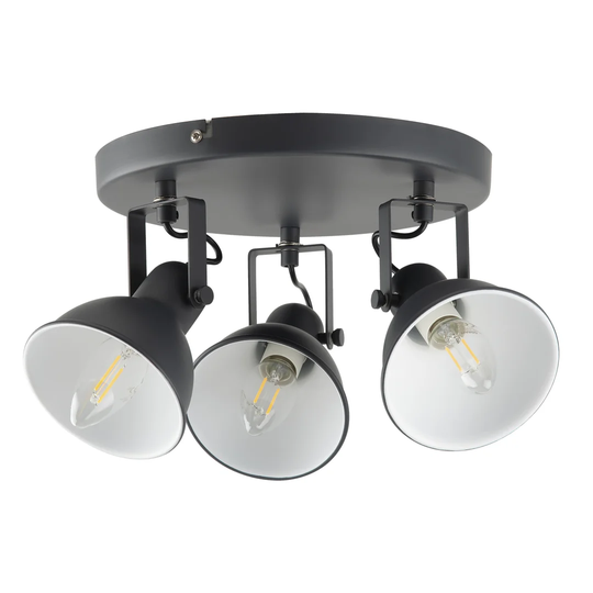 Debriana 3-Light 25cm Ceiling Spotlight