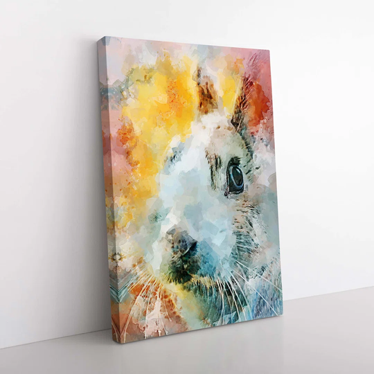 Bunny Rabbit In Abstract