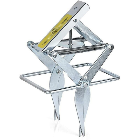Quick Clean Reusable Mouse Trap, Aluminum Plated Steel Mole Trap, 1 Scissor Trap