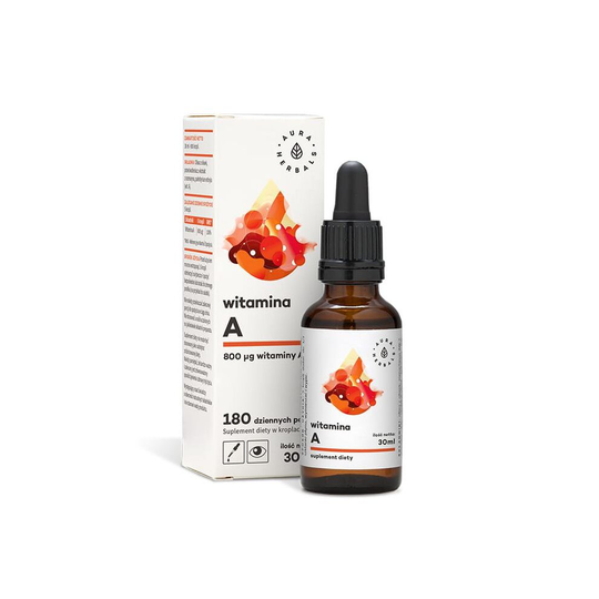 AURA HERBALS Witamina A krople 30 ml