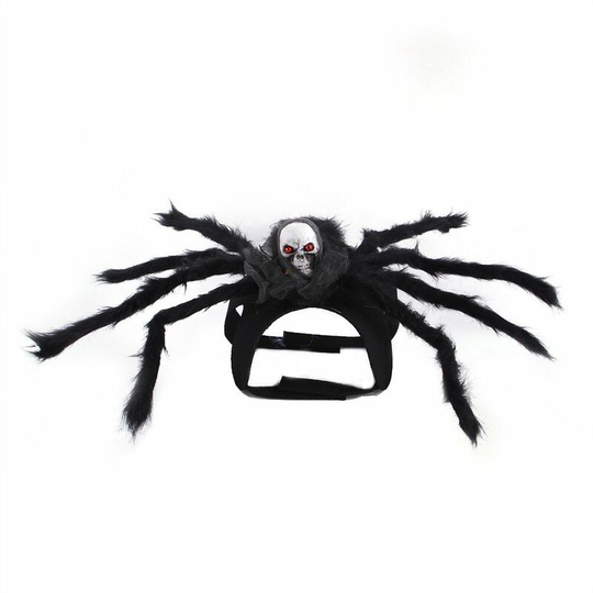 Pet Halloween Costume Decorations Puppy Cat Dog Bat Wings (Large Spider Costume (Suitable for Medium Dog Cat) m)