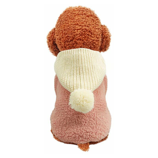 Pet clothes Winter winter vest Hats for pets Cat clothes Fall and winter plus Velvet dog clothes Rose vest plus size