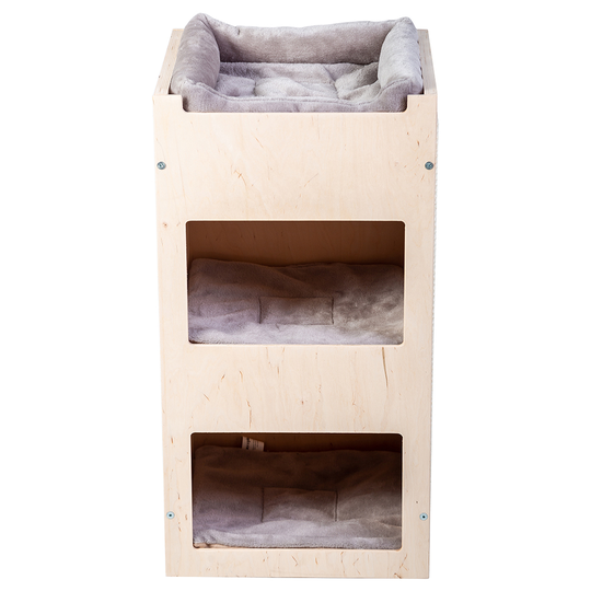 Natural Paradise Scratching Barrel - Daisy - Light Grey