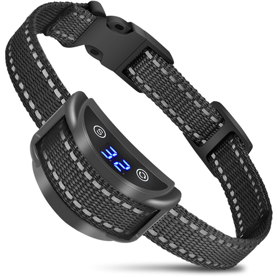 Asupermall - Vibration Anti-Bark Collar Collar Dog Barking Deterrent Anti Barking Device Rechargeable Dog Trainer Barking Control for Small Medium