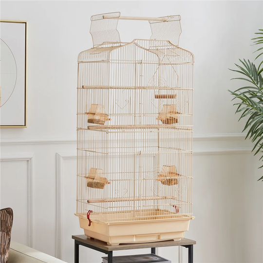 Knox 104.5Cm Iron Play Top Flight Cage with Perch