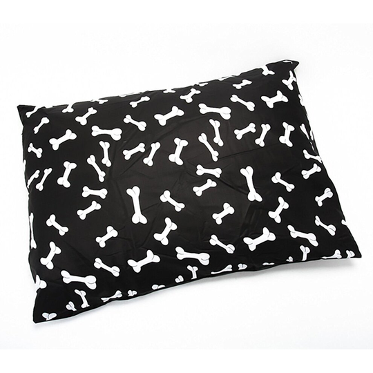 (Black Bone) Dog Bed -Pet Washable Zipped Mattress Cushion Cover