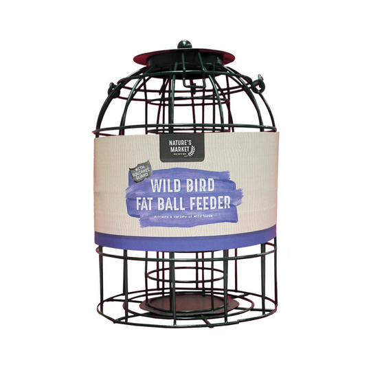 Natures Market BF008FB Squirrel Guard Hanging Fat Ball Feeder