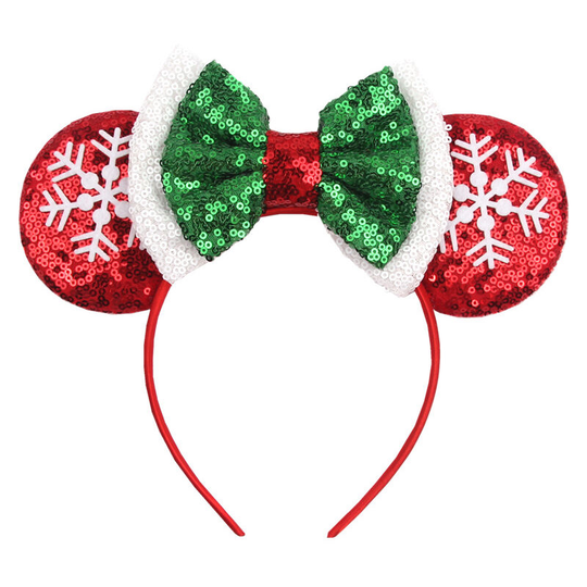 Ilovemilan - Headband Hair Hoop For Girls, Glitter Hair Bands Hair Accessories For Christmas Decorations Party (Style 3)