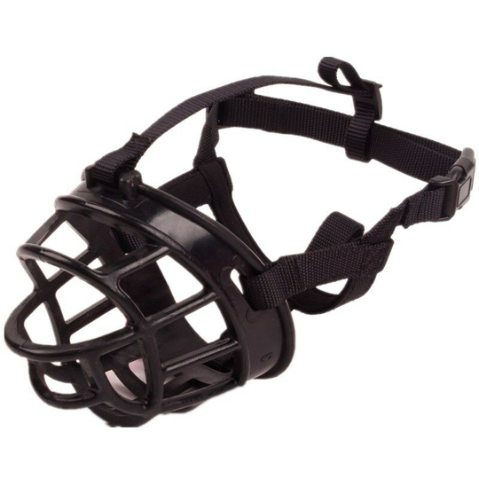 Mouth cover, black (black), size 4