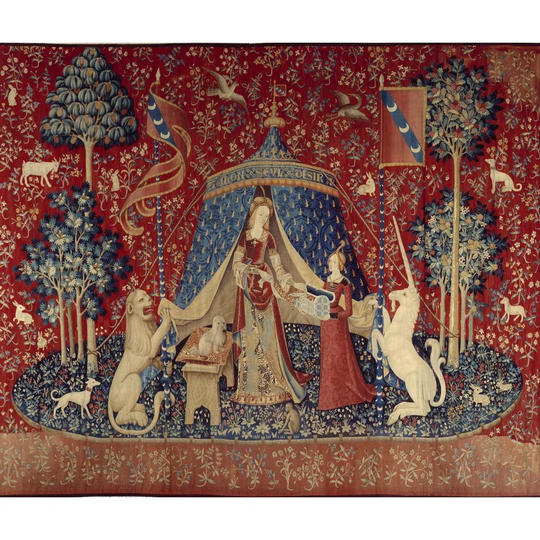'The Lady and the Unicorn: to My Only Desire Tapestry' Graphic Art