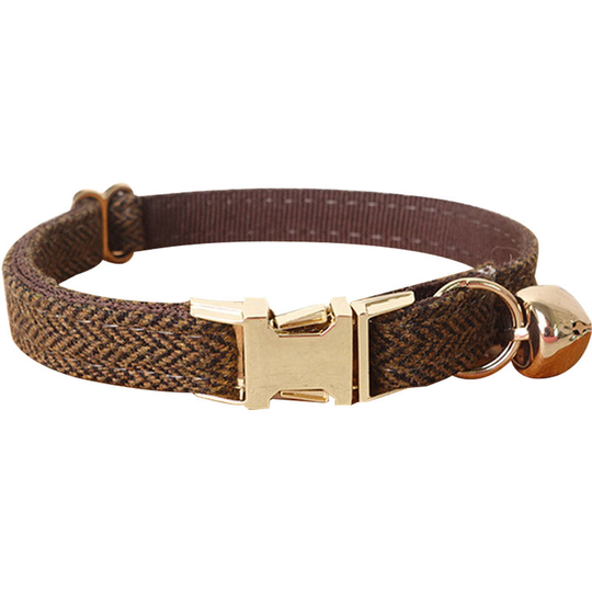 Genuine Leather Dog Collar | | Stainless Steel Dog Collar With Soft And Strong Terylene Retaining Ring.