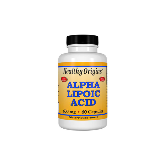 Healthy Origins Alpha Lipoic Acid, 600mg x 60 Capsules, High Potency