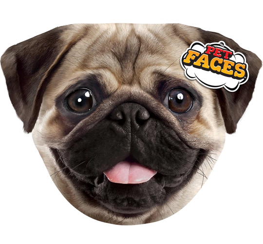 Pug Cushion with Filling