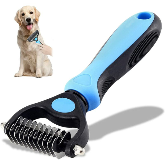 Dog Brush,Dog Undercoat Comb,Long Hair Dog Brush,Pet Comb Brush Dog Hair Brush,Professional Ideal for Dog and Cat Detangling, and for Removing Dead