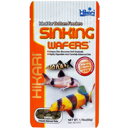 Hikari - Sinking Wafers Tropical Fish Food - 50g