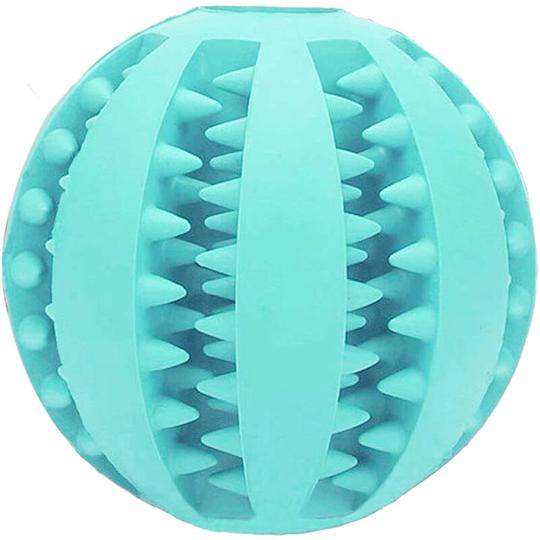 Lifcausal - Dog Toy Ball, Nontoxic Bite Resistant Toy Ball for Pet Dogs Puppy Cat, Dog Pet Food Treat Feeder Chew Tooth Cleaning Ball Exercise Game