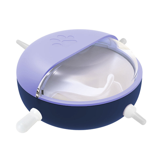 Puppy Nipple Feeder, Multi-mouthed Pet Silicone Bionic Milk Bowl, Newborn Milk Slow Self Feeding De