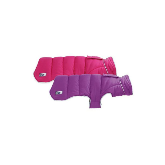 Viva Reversible Dog Coat (30cm) (Pink/Purple) - Pink/Purple - Ancol
