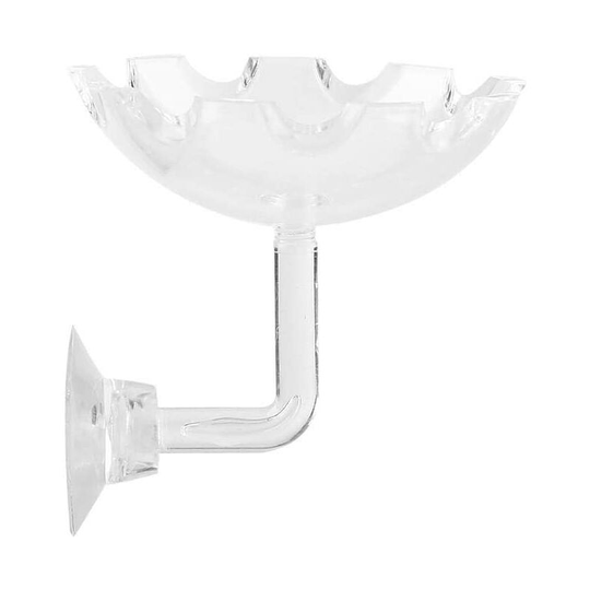 Aquarium Fish Tank Shrimp Feeding Food Dish Bowl Acrylic Water Food Dish Feeder Tray