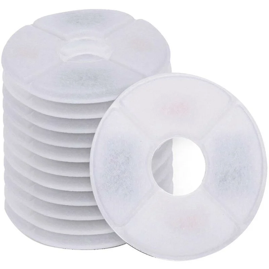 12pcs Pet Cat Water Fountain Filters Fountains Replacement Filter