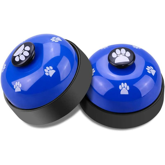 Dog Training Bell, Set of 2 Dog Training Bells, Puppy, Pet, Door Bell for Dogs and Cats with Non-Slip Rubber Base