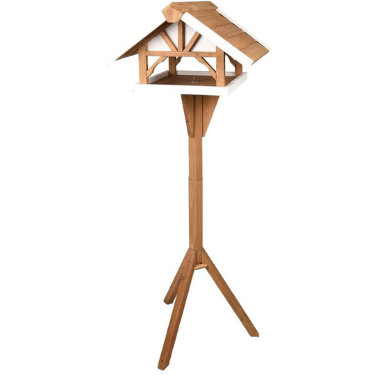 Bird Table with Stand Vintro 44x45.5x126 cm Natural Flamingo natural