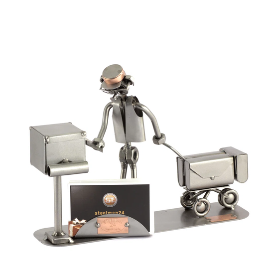 Postman Screw Man Place Card Holder