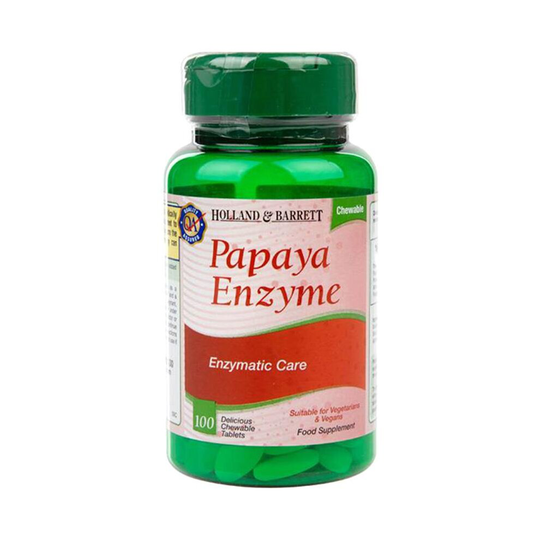 Holland & Barrett Papaya Enzyme Chewable Tablets 100's