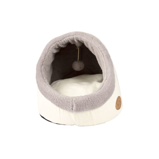 Cat Bed Kitten Igloo Bed Warm Snuggle Sack Comfortable Pet Cave Pod Washable