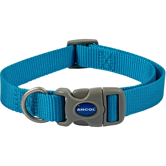Viva Adjustable Dog Collar (20cm - 30cm) (Blue) - Blue - Ancol