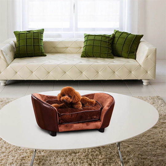 Mosby Dog Sofa in Coffee