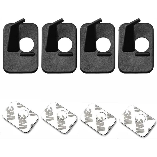 Monly - 4pcs Black Plastic Arrow Rest Archery rh Recurve Bow Arrow Rest Hunting Shooting Targeting Accessory Right Hand