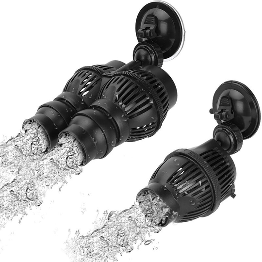 Aquarium Wave Maker Pump Small Quiet Surf Pump Aquarium Fish Poop Extractor Wave Maker Stream Maker Pump (RS-208A 12w)