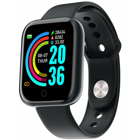 Smart Watch Sports Bracelet 1.3-inch Fitness Tracker with Sports Modes/IP67 Waterproof/Heart Rate Blood Pressure Monitor Smartwatch