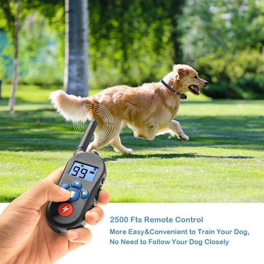 Thsinde - Dog Training Collar, Anti Bark Collar, Rechargeable with 3 Modes Vibration/Shock/Beep Sound, Waterproof Receiver and 800 Meters Remote