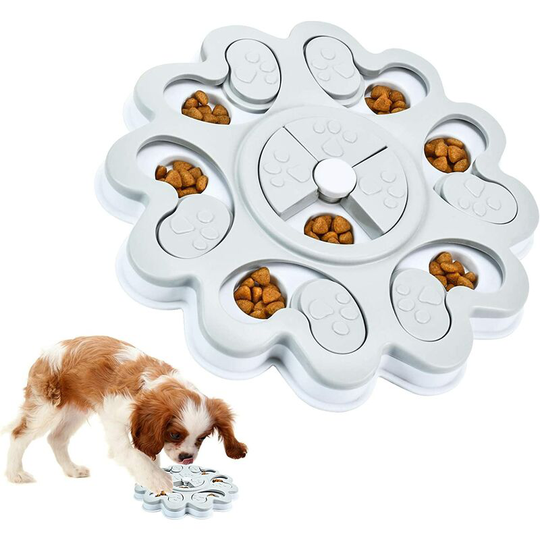 Soekavia - Puzzle Feeder Toy, Dog Puzzle Slow Feeder Toy, Intelligence Dog Game, Interactive Educational Dog Toy, Dog Feeder with Treats Dispenser-B
