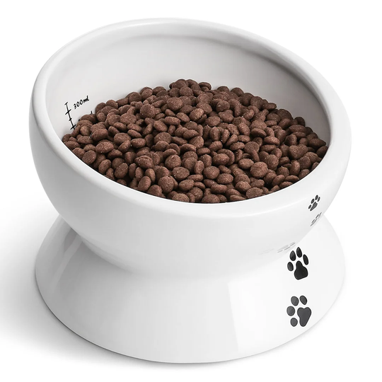 15 Ounces Elevated Cat Food Bowl