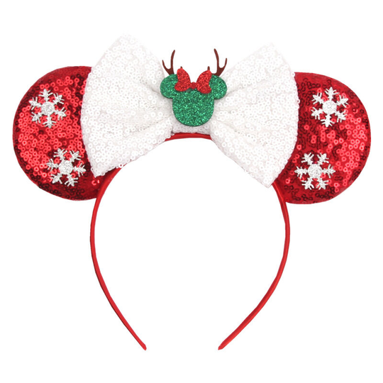 Headband Hair Hoop For Girls, Glitter Hair Bands Hair Accessories For Christmas Decorations Party (Style 1)