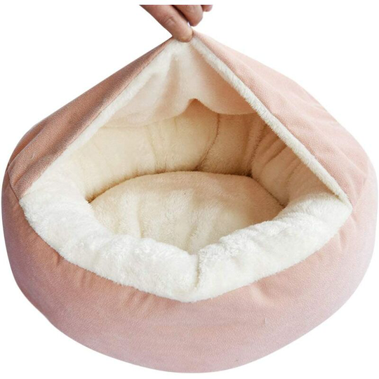 Cat Bed Comfortable Round Dog Bed Soft Pet Bed XZ025 (56 * 20, Pink)