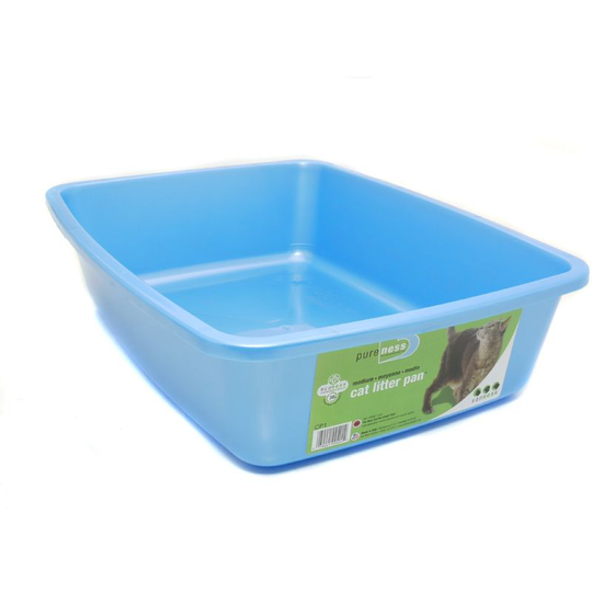 Kennelpak Pureness Cat Litter Pan (Assorted Colours) - asrtd (Medium) (Assorted) - Assorted