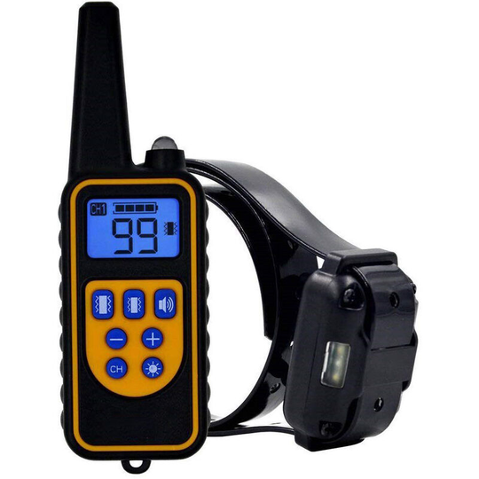 Soekavia - Dog Training Collar with 2600Ft Remote, Electronic Dog Collar with Beep, Vibration, Strong vibration, Light and Keypad Lock Mode,