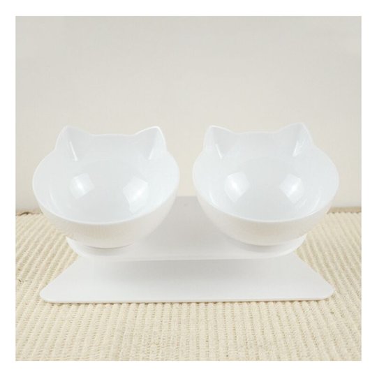 Betterlifegb - Bowl for cat bowl for dog bowl bowl for cat and dog rice bowl vertebral column protection ball bowl double cat double bowl white bowl