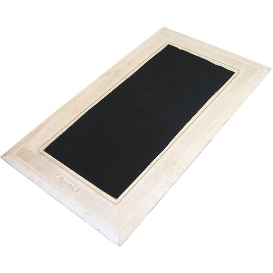 Flat Green Bowls Mat Black - - - Multi - Henselite