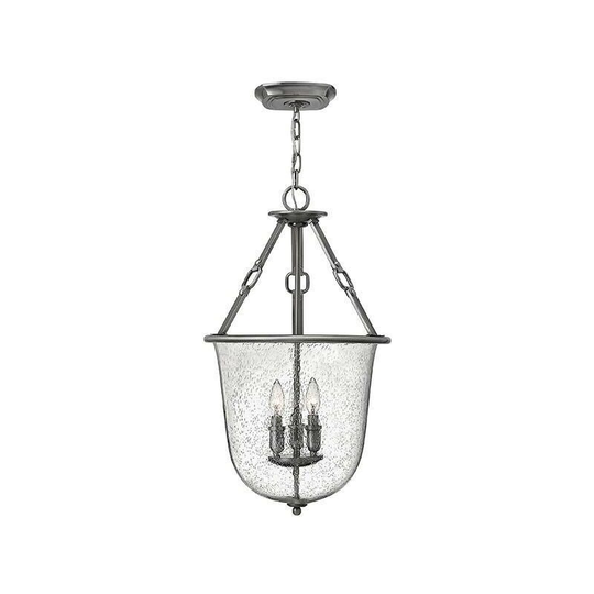 Elstead Dakota - 3 Light Ceiling Pendant Antique Nickel, E14
