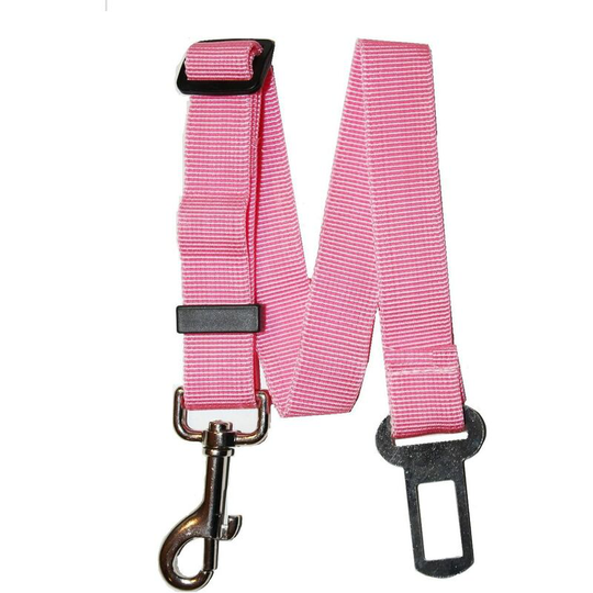 Ilovemilan - Pet Supply - Universal Safety Dog Seatbelt - Premium Dog Tether - Adjustable Dog Car Restraint with Safety Clip for Dog Harness