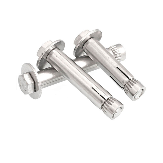 Betterlifegb - 10 Pack) Expansion Screw Bolts M8 x 60mm 304 Stainless Steel External Hex Nut Expansion Sleeve Anchor Bolt Heavy Duty Fixing Anchors