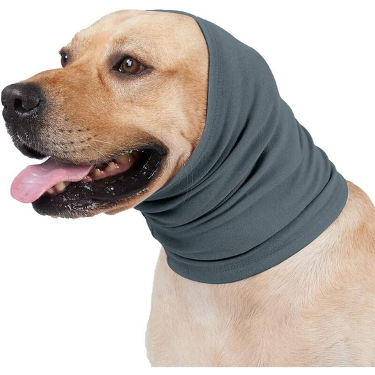 Hoodie for Medium Large Dog Grooming, Ear and Neck Protection, Ear Compression, Dog Earmuffs Warm and Stretchy, Pet Dog Earmuffs Noise Bath Anxiety