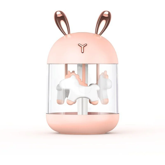 Muff - usb Mini Humidifier Car Aroma Diffuser (Rabbit Ears) pink